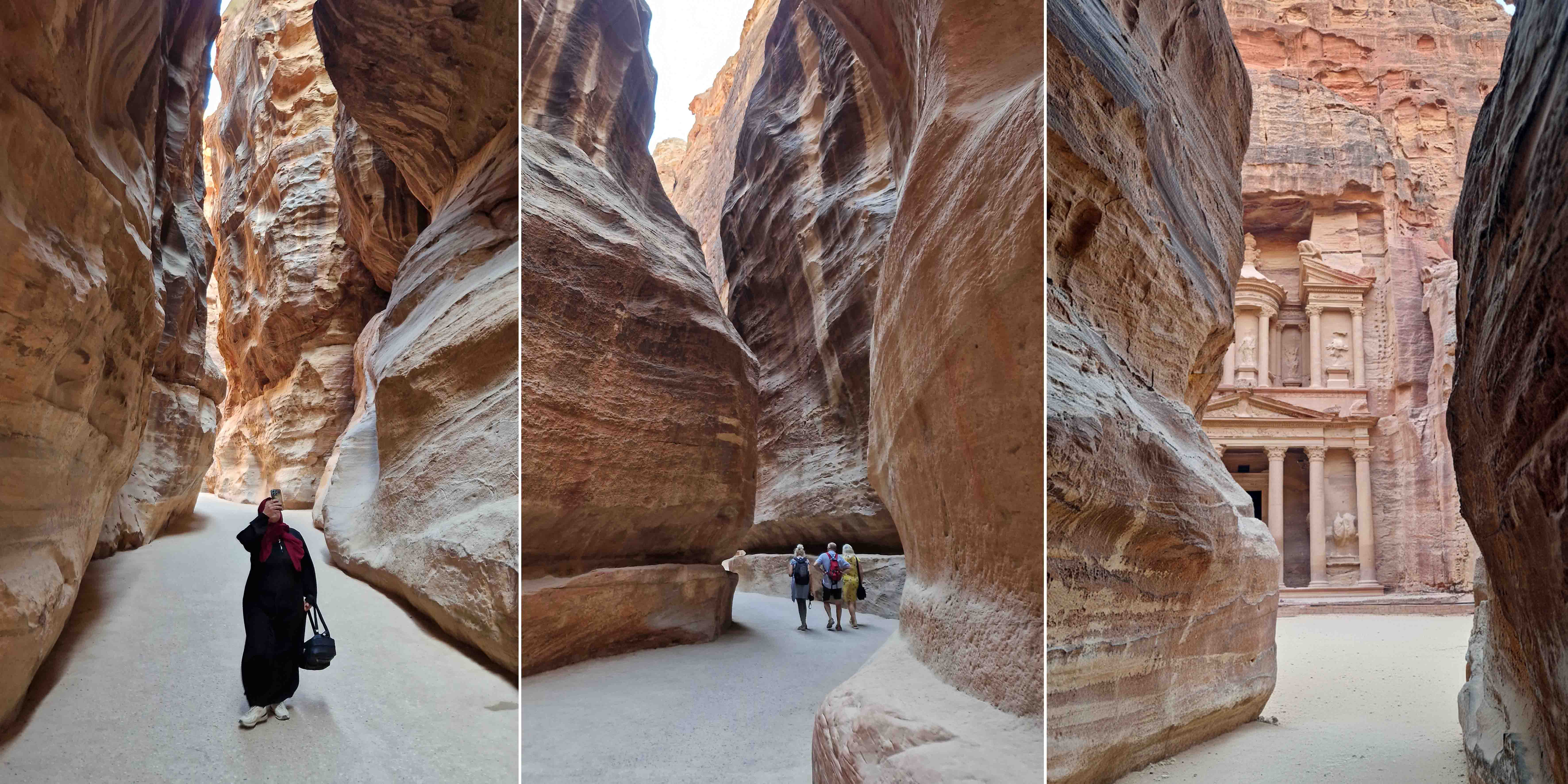 Petra, Riznica, kanjon Siq